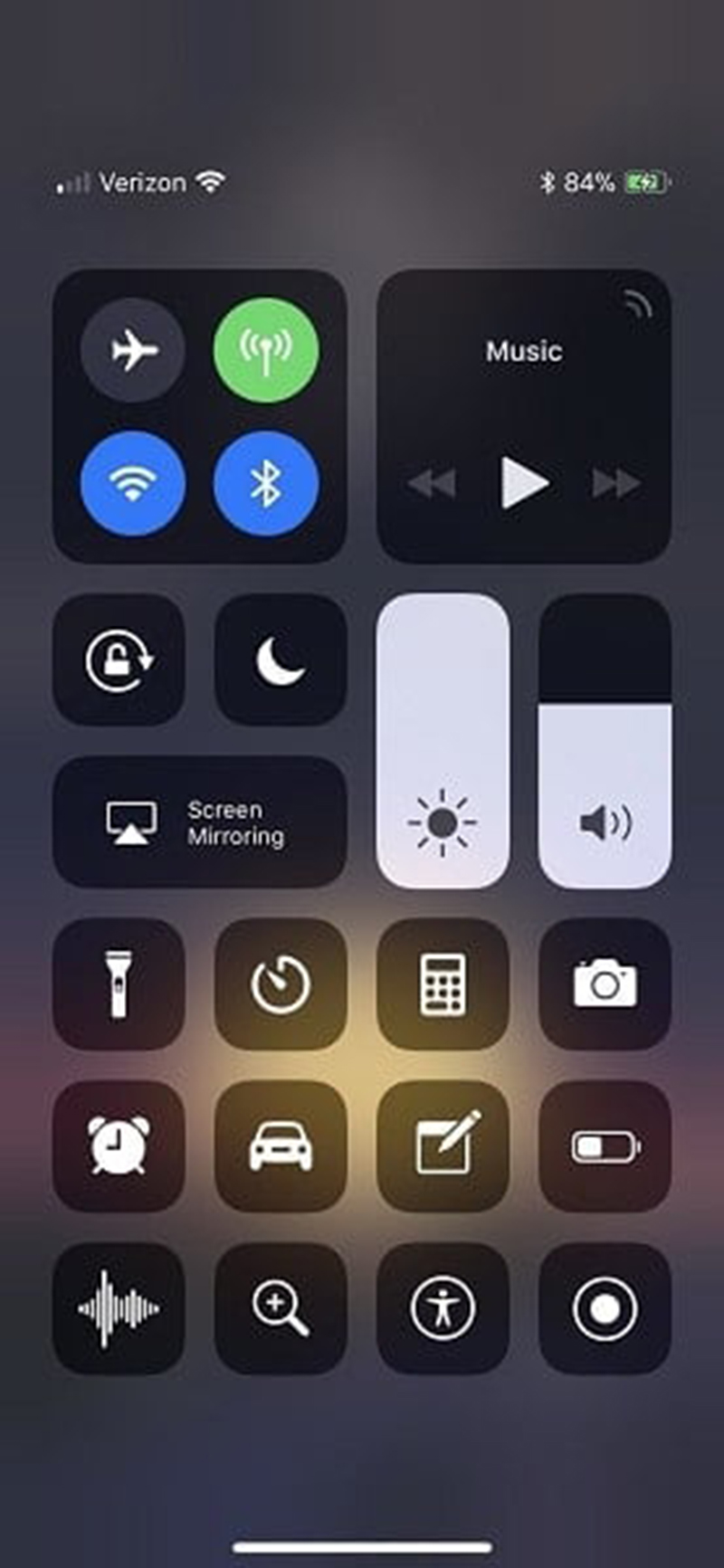 trung-tam-dieu-khien-cua-iphone-x-11 meovat-su-dung-iphone-sieu-ban-re